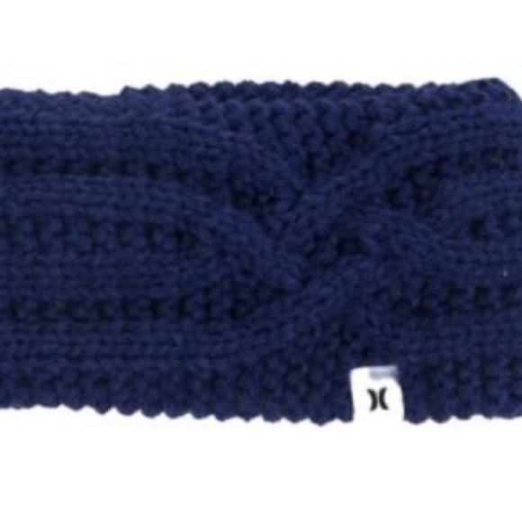 NEW! HURLEY Cable Hand Knit Palos Verde Winter Headband OS. - Picture 2 of 2